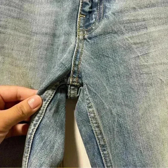 Zara Looney Tunes Distressed Ankle Jeans Sz 2 - Picture 11 of 15